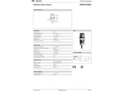 201532_BAUMER IND SNIMAC IWRM 30U9501 24VDC 20MA